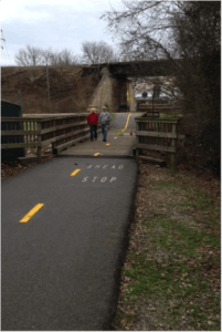 Swamp rabbit trail bike lanes
